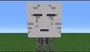 Minecraft Tutorial: How To Make A Ghast Statue