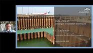 State-of-the-art Sheet pile installation techniques