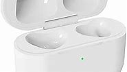 Compatible for AirPods 3rd Generation Charging Case, Wireless Charger Replacement Case for AirPods Case 3rd Gen with Bluetooth Pairing Sync Button, White(No Headphones)
