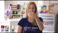 Signing 'Milk'- Sign Language