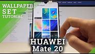 HUAWEI Mate 20 CHANGE WALLPAPER / Set Up Home Screen & Lock Screen Wallpaper