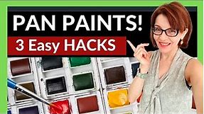 Watercolor Basics (3 Easy Pan Paint Hacks!)