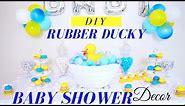 Rubber Ducky Baby Shower | DIY Baby Shower Decor Ideas