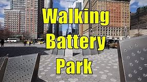 ⁴ᴷ Walking Tour of Battery Park & Battery Park City, Manhattan, NYC