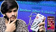 Portronics Konnect Type C To Lightning Cable Detailed Review After 4-5 Months Use | Battery Health?