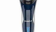 Electric Razor for Men, SweetLF Head Shavers for Bald Men, 100% Waterproof Electric Shaver, Type C Rechargeable, Wet & Dry Rotary Shavers for Men with Pop-up Trimmer, Corded and Cordless, Navy Blue