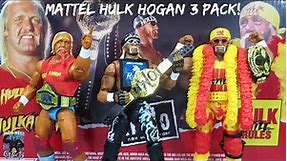 WWE Mattel Hulkamania Target Exclusive Elite Hollywood Hulk Hogan 3 Pack Figure Unboxing Review!