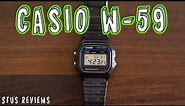 Casio W59 Review - The Best Retro Indestructible Watch