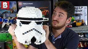 Life Size LEGO Stormtrooper Helmet!!! Star Wars MOC Review