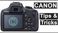Canon photography tips and tricks for beginners - get more from your camera.