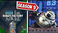 ROBOT FACTORY - New Location in Fortnite. LAZY LAGOON is in danger. Robot building is in full swing