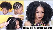 How To: Natural Hair Sew-in Weave Start to Finish