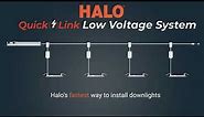 HALO QuickLink Low Voltage Lighting