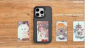 4-color eink screen NFC phone case for iPhone