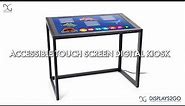 Accessible Touch Screen Table | ADA Accessible Kiosk | Displays2go®