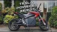 Charging Zero Motorcycles on a Tesla Station!
