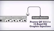 Peavey QF 215 2 x 15-Band EQ Graphic Equalizer - DJkit.com