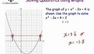Solving Quadratic Equations Graphically - Corbettmaths