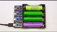 DIY Multiple 18650 Li-ion Battery Charger