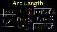 Arc Length Calculus Problems,