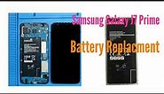 Samsung galaxy J7 max battery replacement/how to open samsung galaxy j7 max