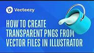 How To Create Transparent PNGs From Vector Files In Illustrator