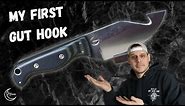 Making a Skinning Knife w/ a Gut Hook | Knife Making | Hand Forging