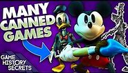 Disney's Epic Mickey Series & Its Many Cancelled Games - Game History Secrets