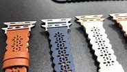 Lace Leather apple watch band-100% Genuine Leather
