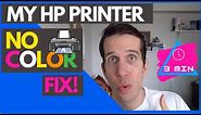 How to Fix HP printer not printing color after windows 10 update