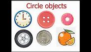 Circle With Pictures And Sounds | Learn Circle Objects | Circle Object | Object With Circular Shape