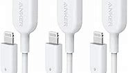 Anker Lightning Cable(3-Pack), Powerline II [3ft MFi Certified] Charger Cable/Sync Lightning Cord Compatible with iPhone SE 11 11 Pro 11 Pro Max Xs MAX XR X 8 7 6S 6 5, iPad and More
