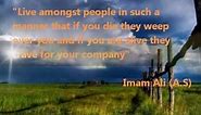 Great Quotes and Sayings of Imam Ali (A.S.)