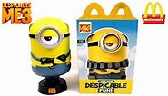 2017 DESPICABLE ME 3 MINIONS MEL McDONALDS HAPPY MEAL TOYS MOVIE THEATER CUPS FULL COLLECTION SET US