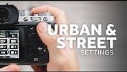 How I take travel & street photography — Fujifilm X-T4 settings