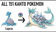 WORLD RECORD - Drawing Every Mega Evolutions #5 : All 151 Kanto Pokémon