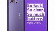 Buy SIM Free Nokia G42 5G 128GB Mobile Phone - Purple | SIM free phones | Argos