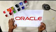 How to draw the Oracle logo