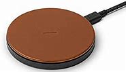 Native Union Classic Leather Wireless Charger – High-Speed [Qi Certified] 10W Handcrafted Italian Leather Charging pad – Compatible with iPhone 12/12 Pro/12 Pro Max/12 mini/11/11 Pro/11 Pro Max