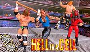 DX vs Brothers of Destruction - Hell In A Cell Action Figure Match! Hardcore Tag Team Championship!