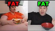 Fat woman gets paid $100,000 to eat cake...