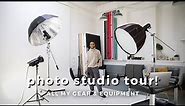 Photography Studio & Gear Tour! | Infinity Cove / Cyclorama Wall Studio