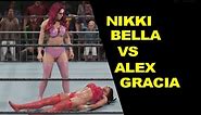 WWE 2K19 Nikki Bella vs Alex Gracia - Knockout Match