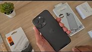 iPhone 14 Pro 256Gb Space Black Unboxing + Accessories