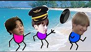 Bts animation to make you laugh for 2 minutes straight