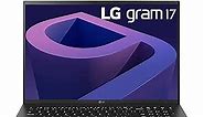 LG gram (2022) 17Z90Q Ultra Lightweight Laptop, 17" (2560 x 1600) IPS Display, Intel Evo 12th Gen i7 1260P Processor, 16GB LPDDR5, 1TB NVMe SSD, FHD Webcam, WiFi 6E, Thunderbolt 4, Windows 11, Black