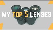 My Top 5 Favorite Sony A6000 Lenses