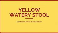 Yellow Watery Stool: Common Causes And Treatments. - Oh My Gut