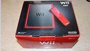 Nintendo Wii Mini Unboxing and Startup
