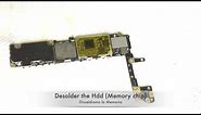 iPhone 6s Memory Upgrade from 16 to 256Gb by Replacing Nand Flash